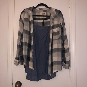 Plaid button up flannel